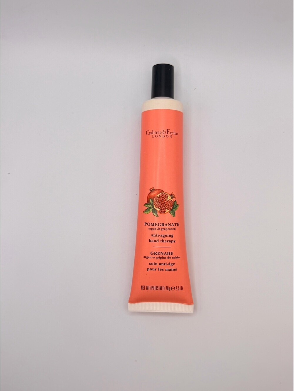 Crabtree & Evelyn London Pomegranate Argan Grapeseed Hand Therapy 2.5oz/70g